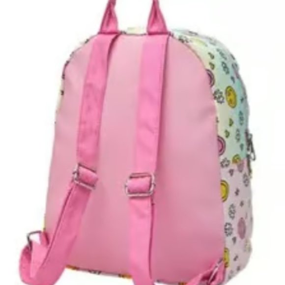Girls Jessica Simpson Smiley Faux Leather Mini Backpack - Brand New